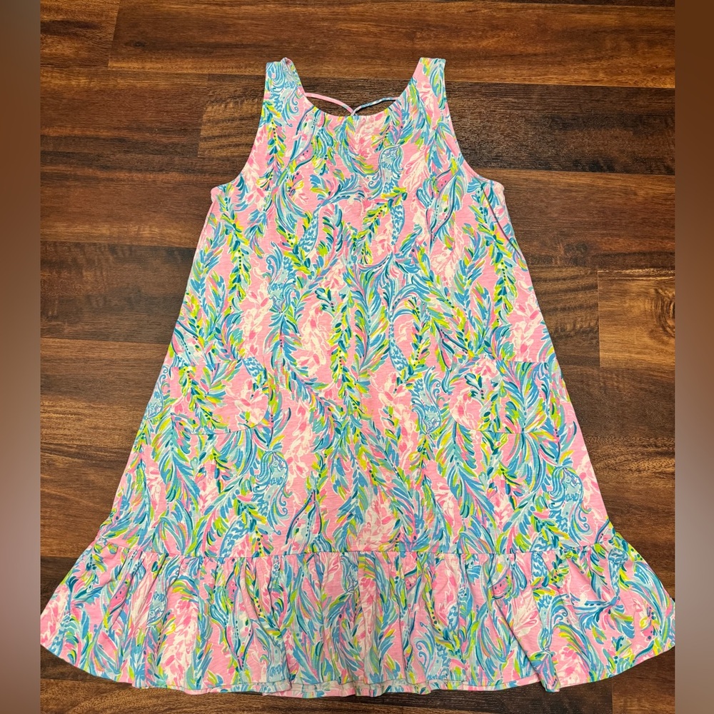 Lilly Pulitzer Kristen flounce dress! Worn once!